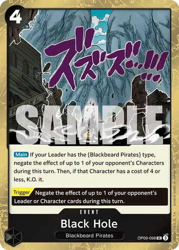 Black Hole OP09-098 (Alternate art)