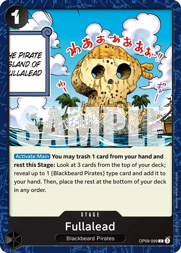 Fullalead OP09-099 – One Piece Card Game Stage