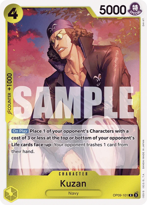 Kuzan OP09-101 – One Piece Card Game Character