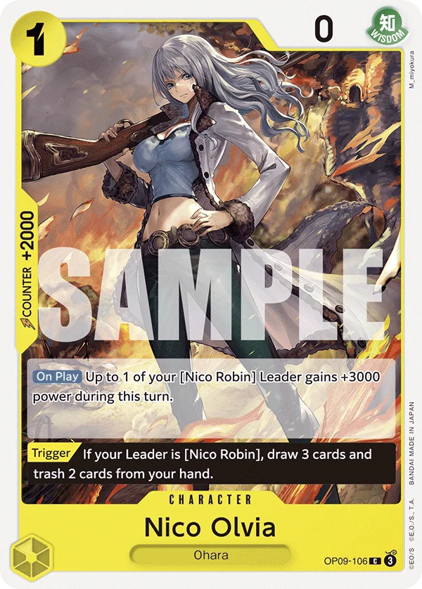 Nico Olvia OP09-106 – One Piece Card Game Character