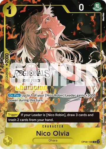 Nico Olvia OP09-106 (Alternate art)