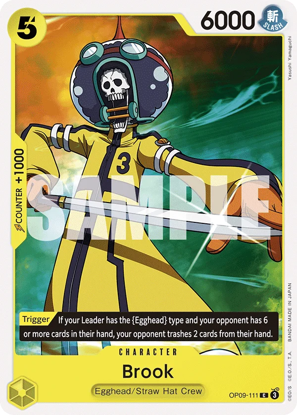 Brook OP09-111 – One Piece Card Game Character