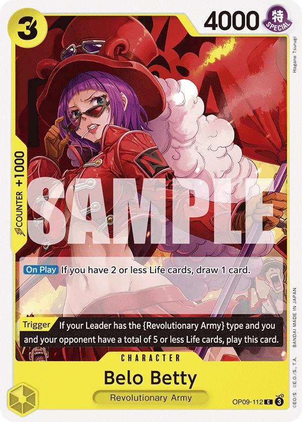 Belo Betty OP09-112 – One Piece Card Game Character