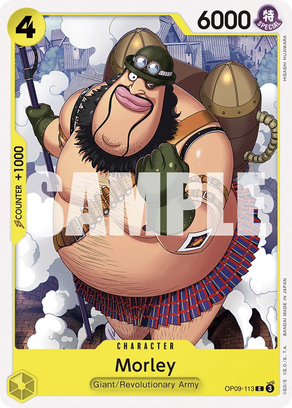 Morley OP09-113 – One Piece Card Game Character