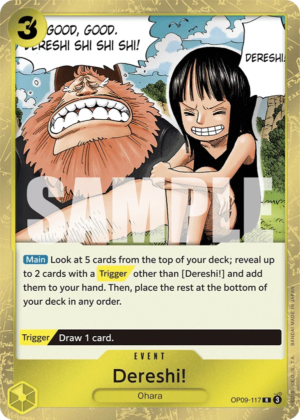 Dereshi! OP09-117 – One Piece Card Game Event