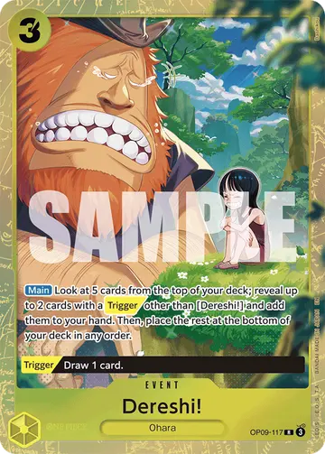 Dereshi! OP09-117 (Alternate art)