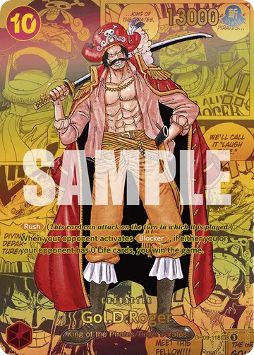 Gol.D.Roger OP09-118 (Alternate art)