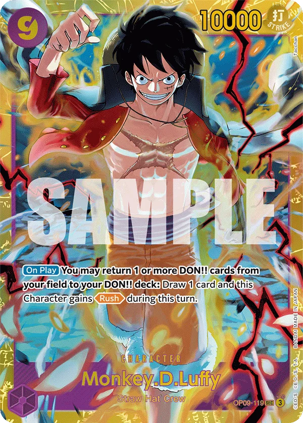 Monkey.D.Luffy OP09-119 – One Piece Card Game Character