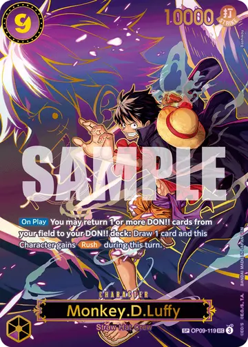 Monkey.D.Luffy OP09-119 (Alternate art)