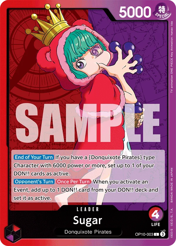 Sugar OP10-003 – One Piece Card Game Leader