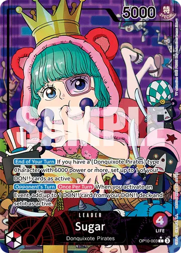 Sugar OP10-003 (Alternate art)