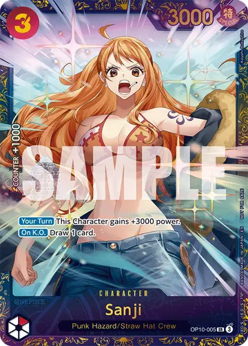 Sanji OP10-005 (Alternate art)