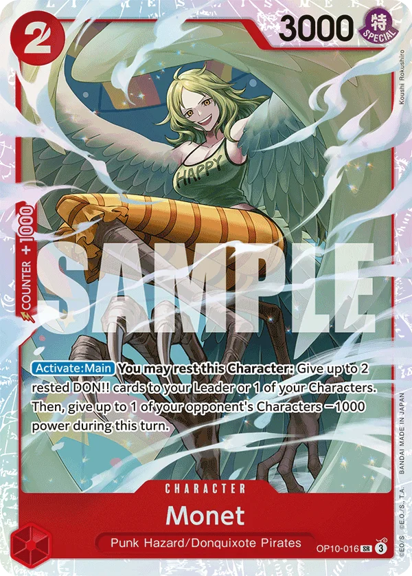 Monet OP10-016 – One Piece Card Game Character