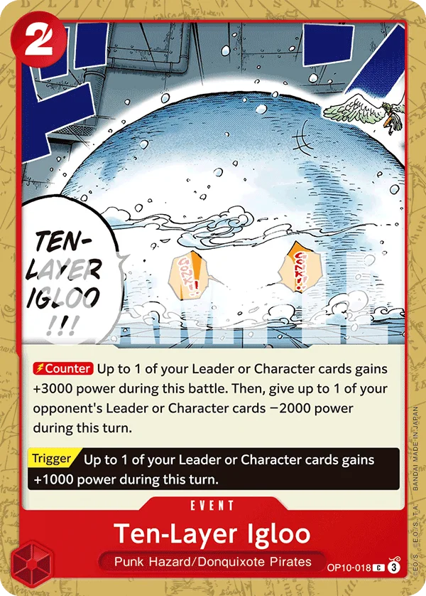 Ten-Layer Igloo OP10-018 – One Piece Card Game Event