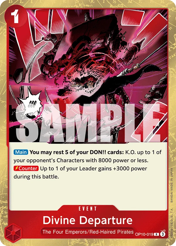 Divine Departure OP10-019 – One Piece Card Game Event