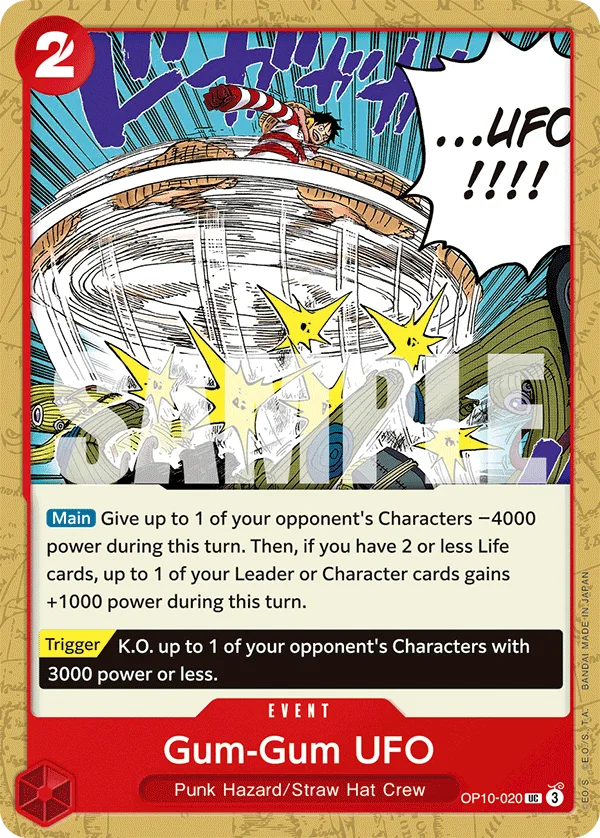 Gum-Gum UFO OP10-020 – One Piece Card Game Event