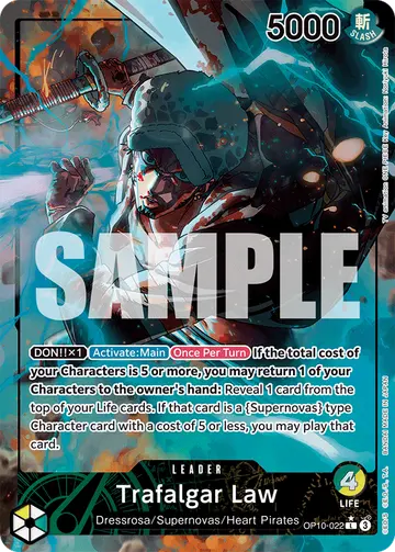 Trafalgar Law OP10-022 (Alternate art)