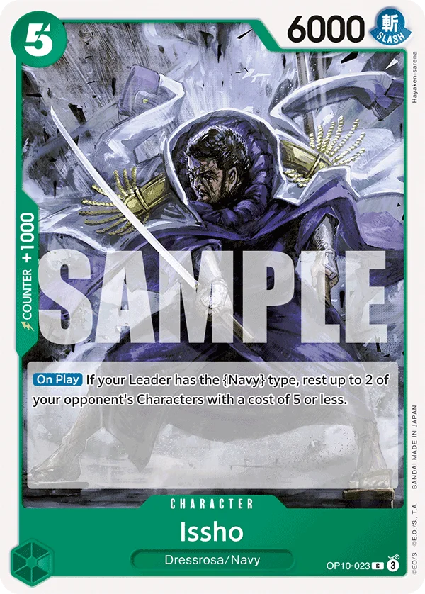 Issho OP10-023 – One Piece Card Game Character