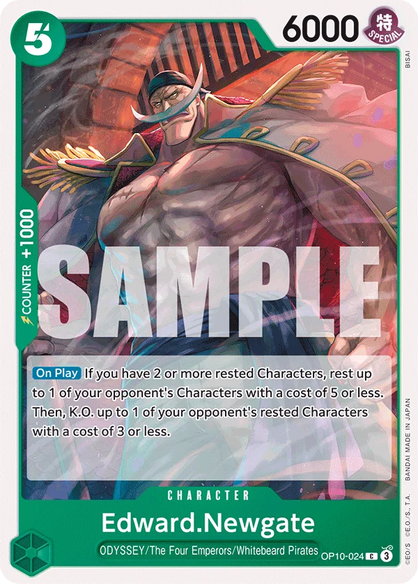 Edward.Newgate OP10-024 – One Piece Card Game Character