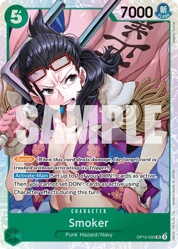 Smoker OP10-030 – One Piece Card Game Character