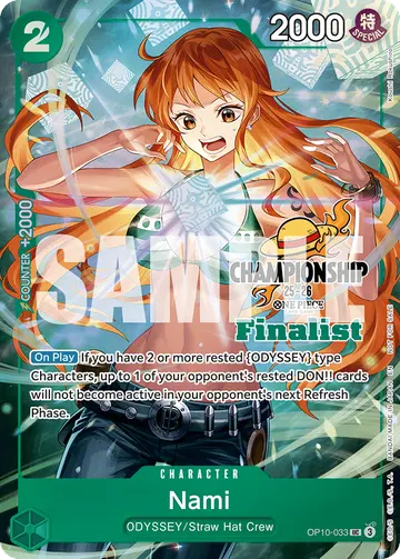 Nami OP10-033 (Alternate art)