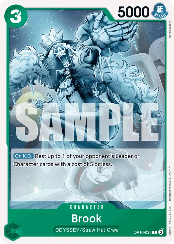 Brook OP10-035 – One Piece Card Game Character