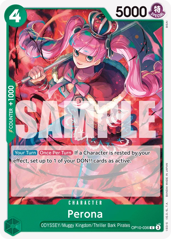 Perona OP10-036 – One Piece Card Game Character