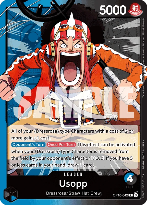 Usopp OP10-042 – One Piece Card Game Leader
