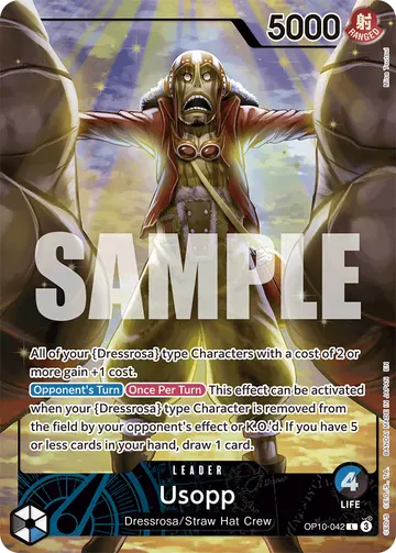 Usopp OP10-042 (Alternate art)