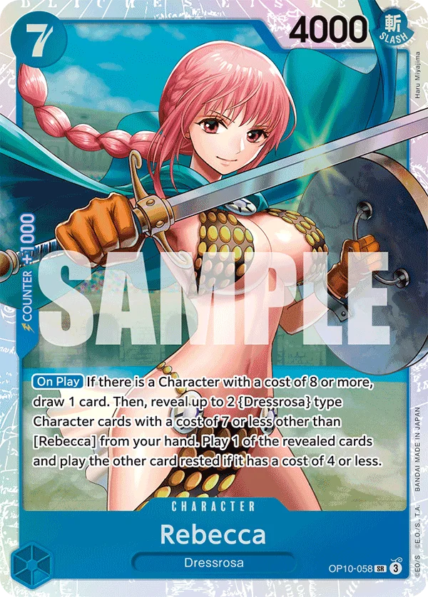 Rebecca OP10-058 – One Piece Card Game Character