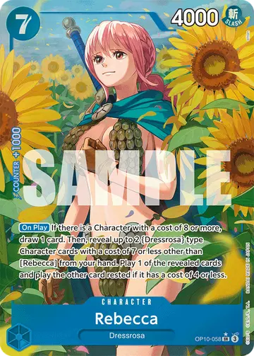 Rebecca OP10-058 (Alternate art)