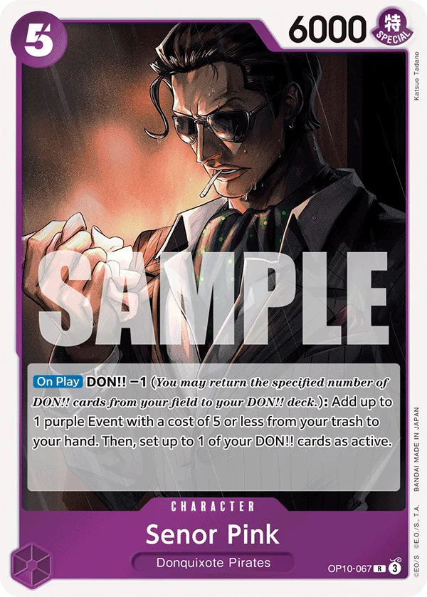 Senor Pink OP10-067 – One Piece Card Game Character