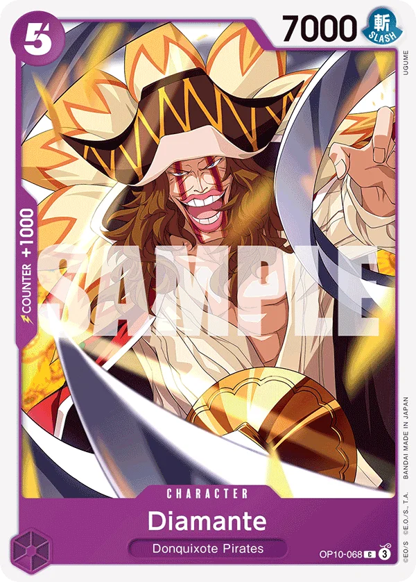 Diamante OP10-068 – One Piece Card Game Character
