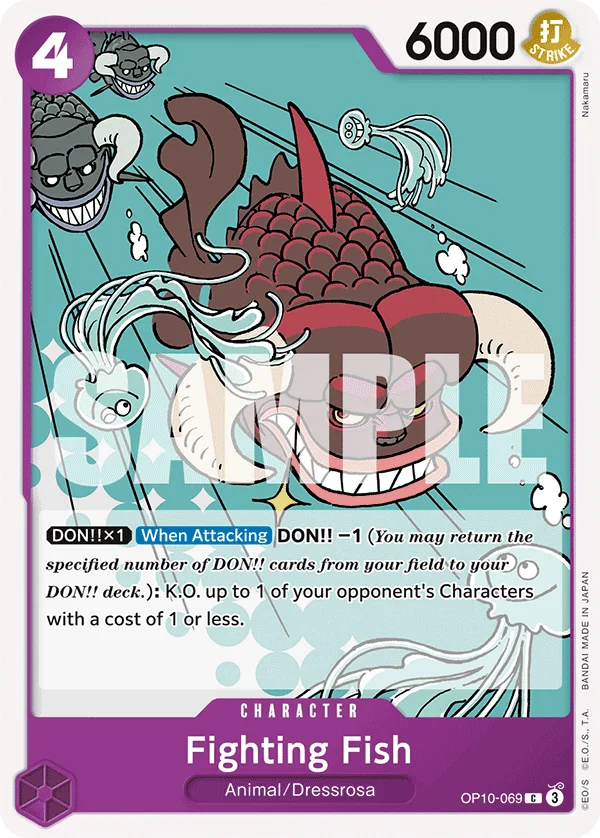 Fighting Fish OP10-069 – One Piece Card Game Character