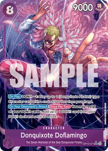 Donquixote Doflamingo OP10-071 (Alternate art)