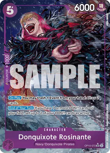 Donquixote Rosinante OP10-072 (Alternate art)