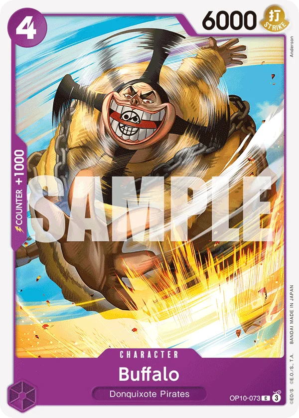 Buffalo OP10-073 – One Piece Card Game Character