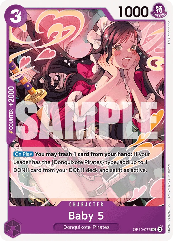 Baby 5 OP10-076 – One Piece Card Game Character