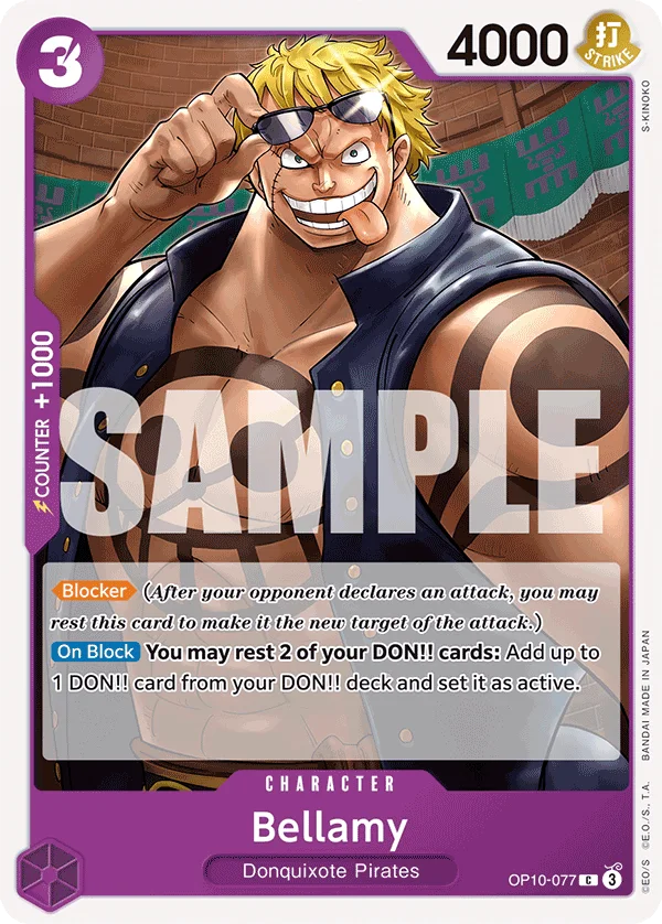 Bellamy OP10-077 – One Piece Card Game Character