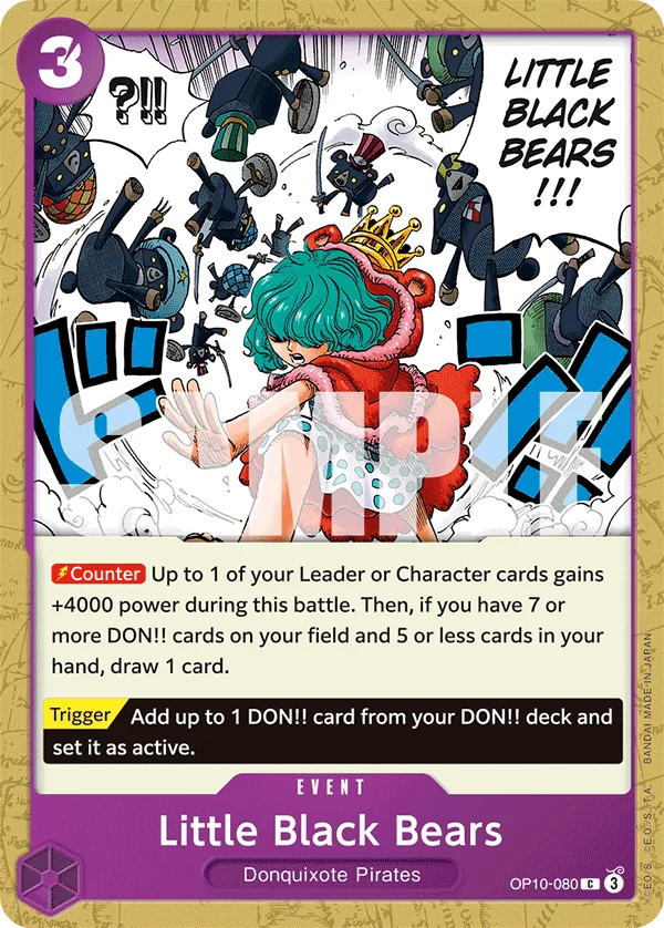 Little Black Bears OP10-080 – One Piece Card Game Event