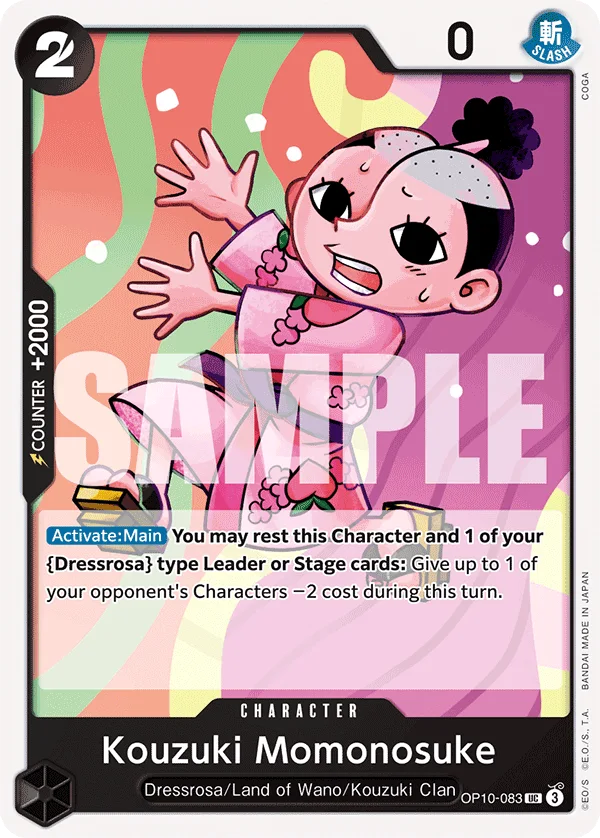 Kouzuki Momonosuke OP10-083 – One Piece Card Game Character