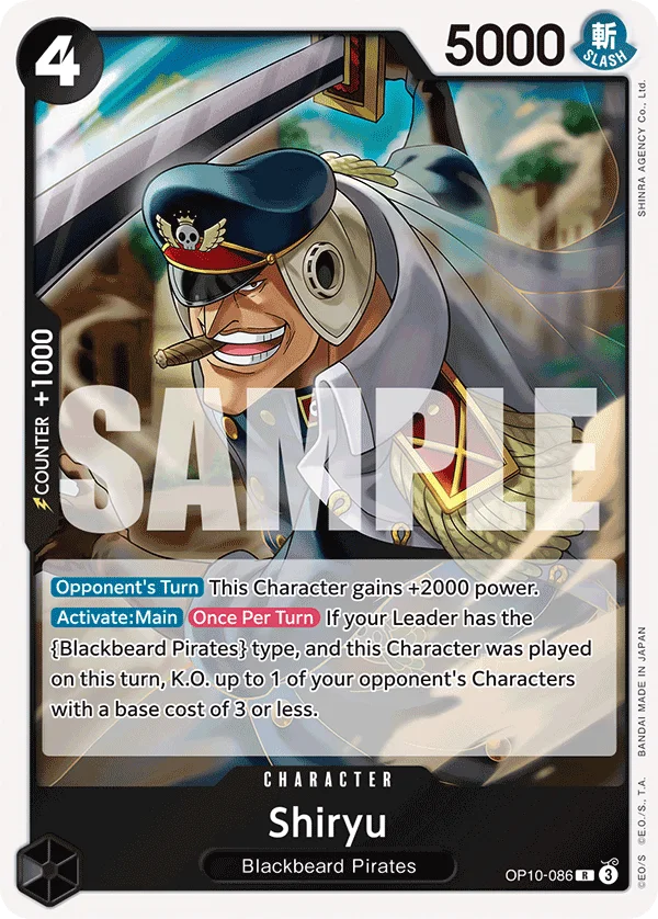 Shiryu OP10-086 – One Piece Card Game Character