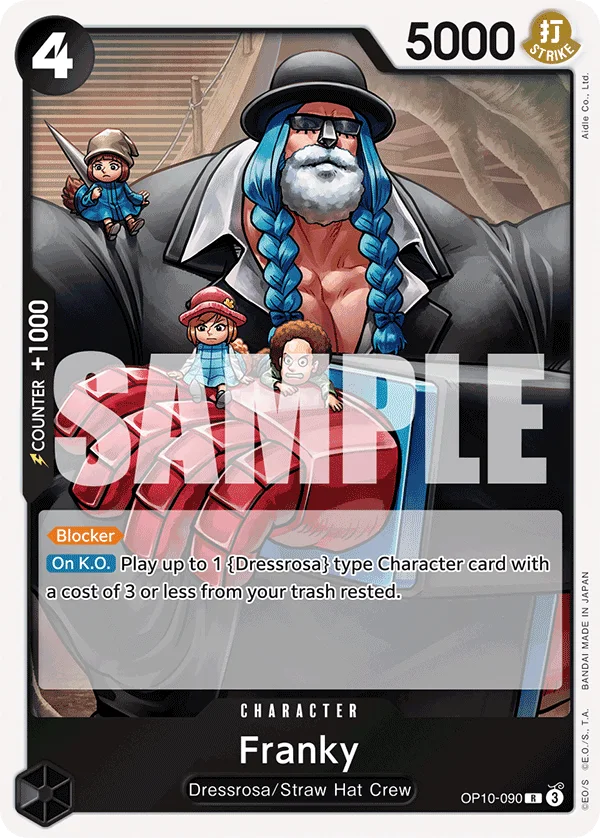 Franky OP10-090 – One Piece Card Game Character