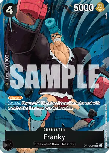 Franky OP10-090 (Alternate art)