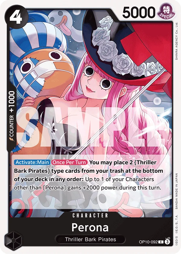Perona OP10-092 – One Piece Card Game Character