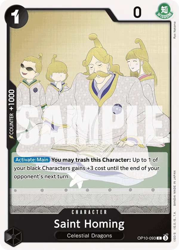 Saint Homing OP10-093 – One Piece Card Game Character