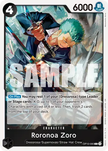 Roronoa Zoro OP10-095 (Reprint)