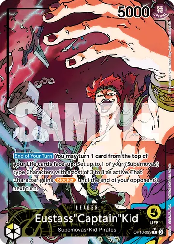 Eustass"Captain"Kid OP10-099 (Alternate art)