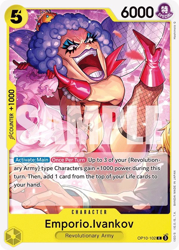 Emporio.Ivankov OP10-102 – One Piece Card Game Character