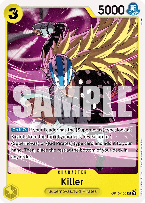 Killer OP10-106 – One Piece Card Game Character